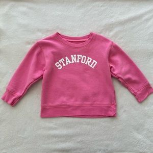 GUC Stanford Pink Toddler Sweatshirt girls size 2T